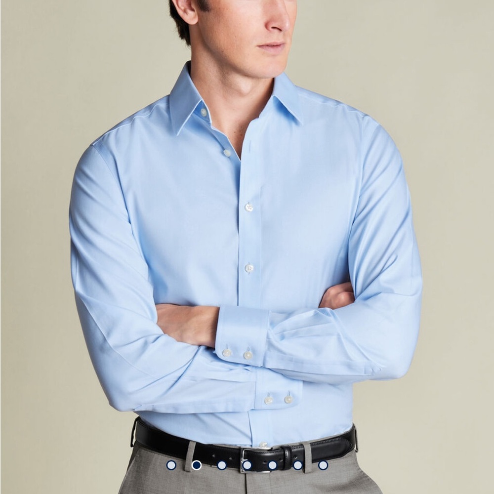 Men's Light Blue Dress Shirt